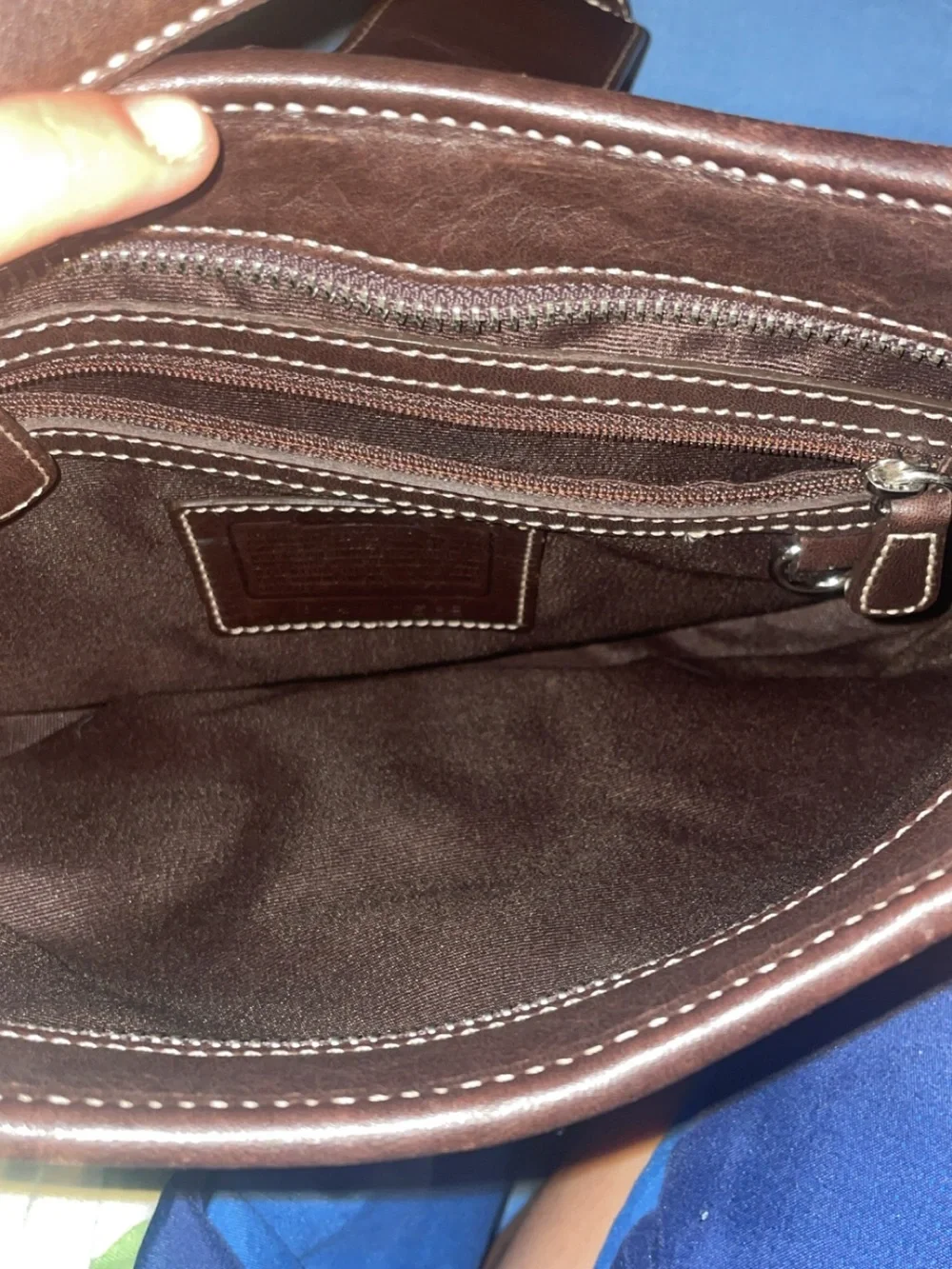 Vintage Y2K Coach Hamptons Suede Leather Hobo Bag 7589